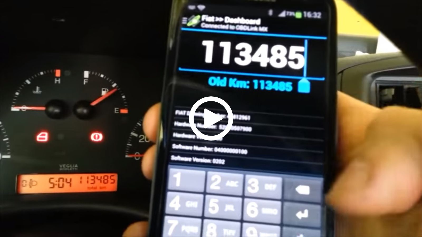 Δείτε παρακάτω σε video, πόσο εύκολα μπορούν να γυρίσουν τα χιλιόμετρα σε ένα αυτοκίνητο, μέσα σε λίγα μόλις δευτερόλεπτα.