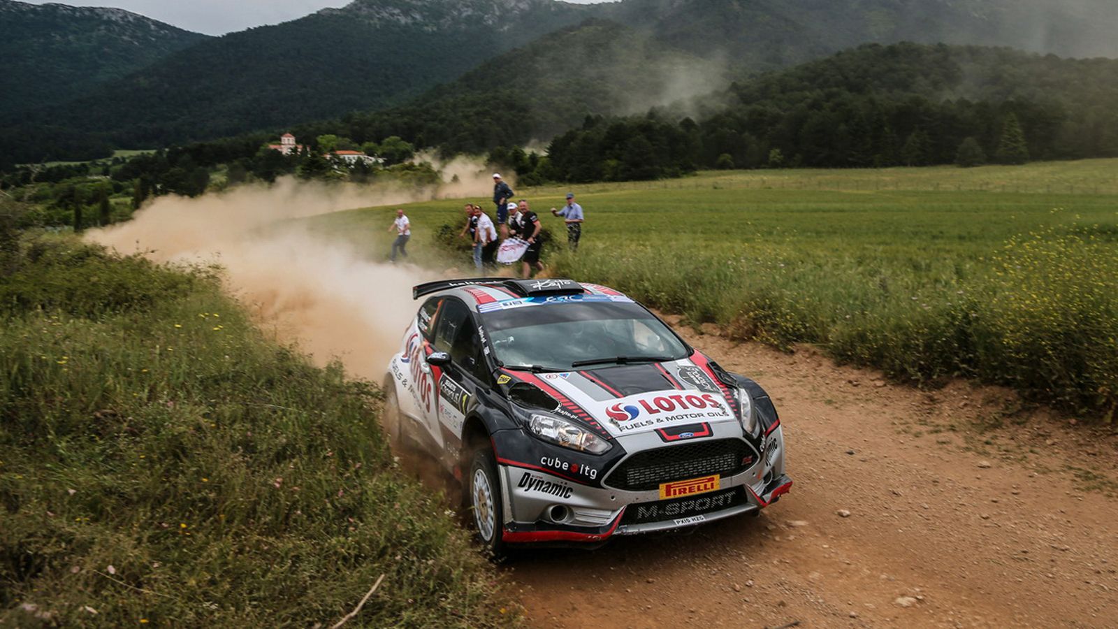 Ο Kajetan Kajetanowicz με Ford Fiesta R5.
