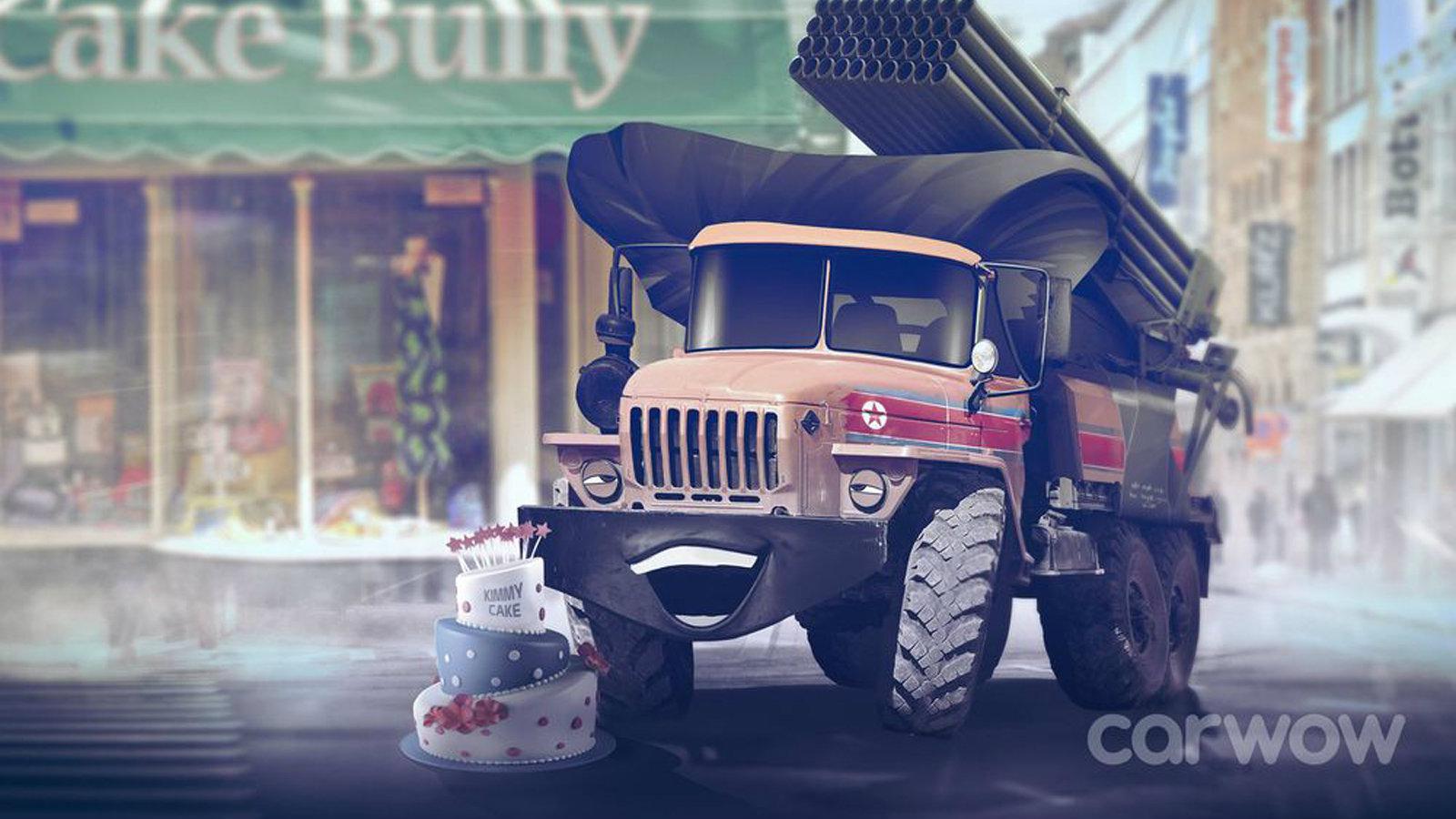 Kim Jong-un – Ural 4320 MLRS