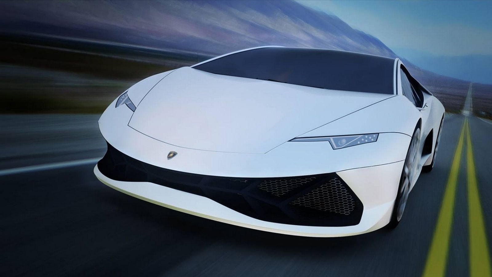 Το μπροστινό τμήμα θυμίζει αρκετά το αντίστοιχο της Huracan. Ξεχωρίζουν η γυάλινη οροφή, οι κάμερες αντί για καθρέπτες, αλλά και οι αεροπορικού τύπου 