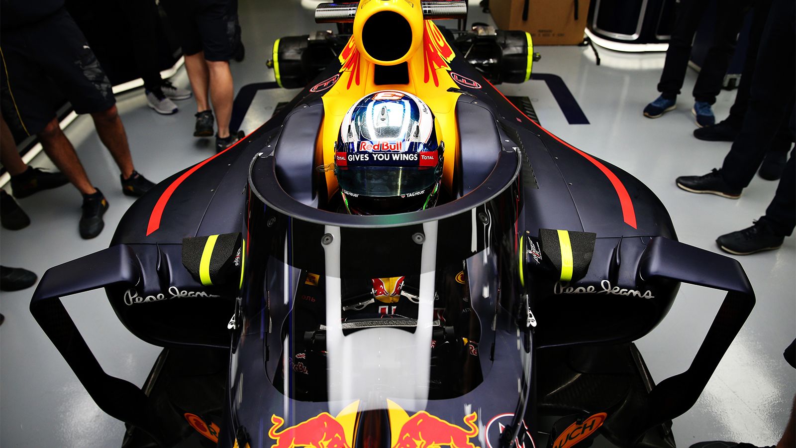Red Bull F1 με παμπρίζ