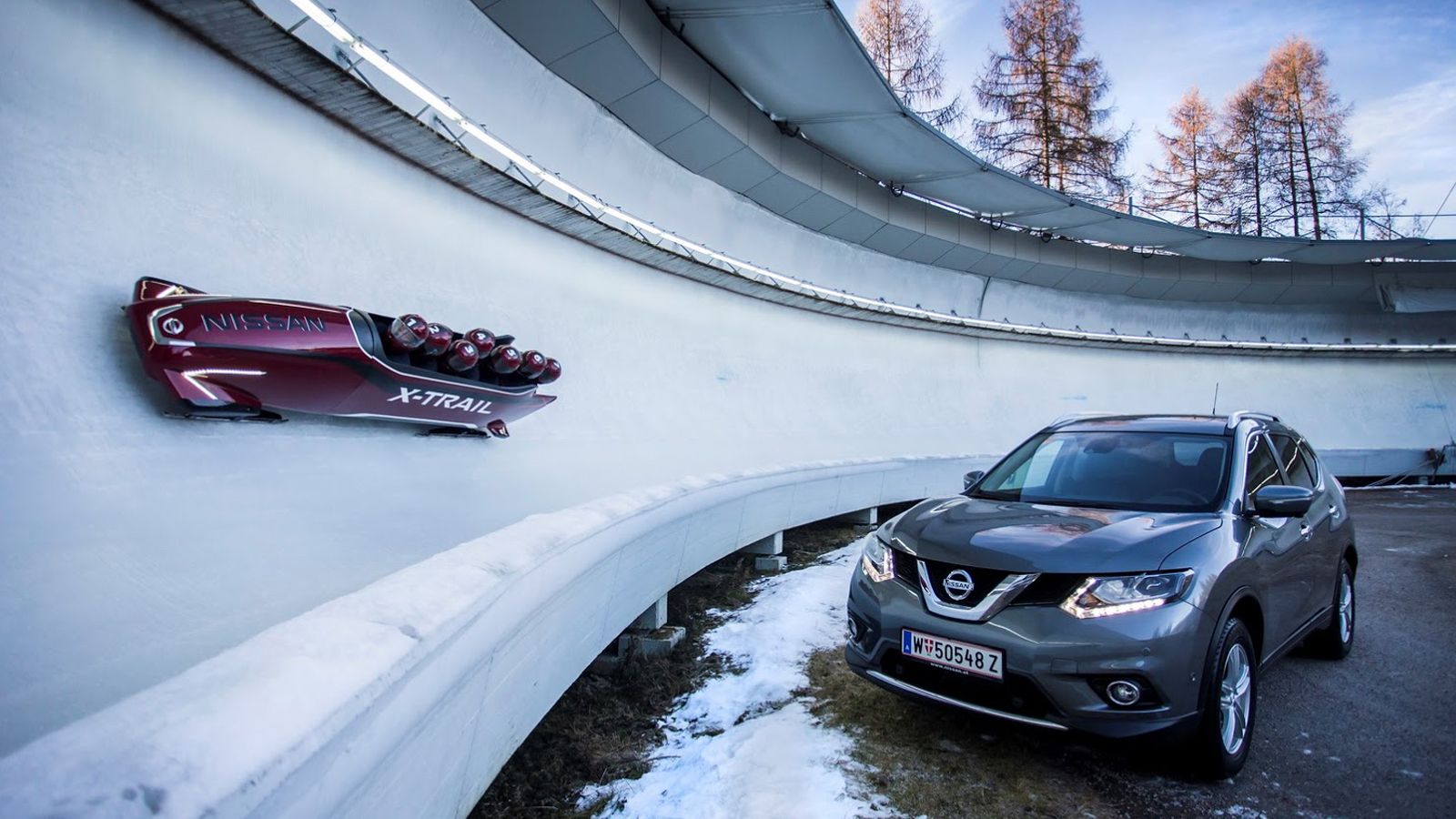 Το Nissan X-Trail απέκτησε ένα περίεργο «αδελφάκι», ένα έλκηθρο Bobsleigh, το οποίο λόγω …κληρονομικότητας, έχει ένα χαρακτηριστικό: είναι το μο