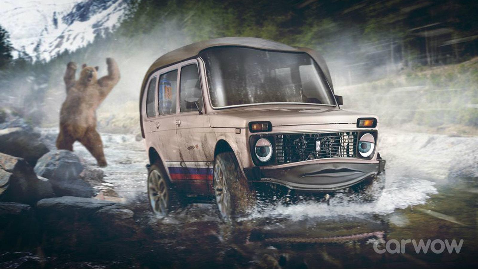 Vladimir Putin - Lada Niva