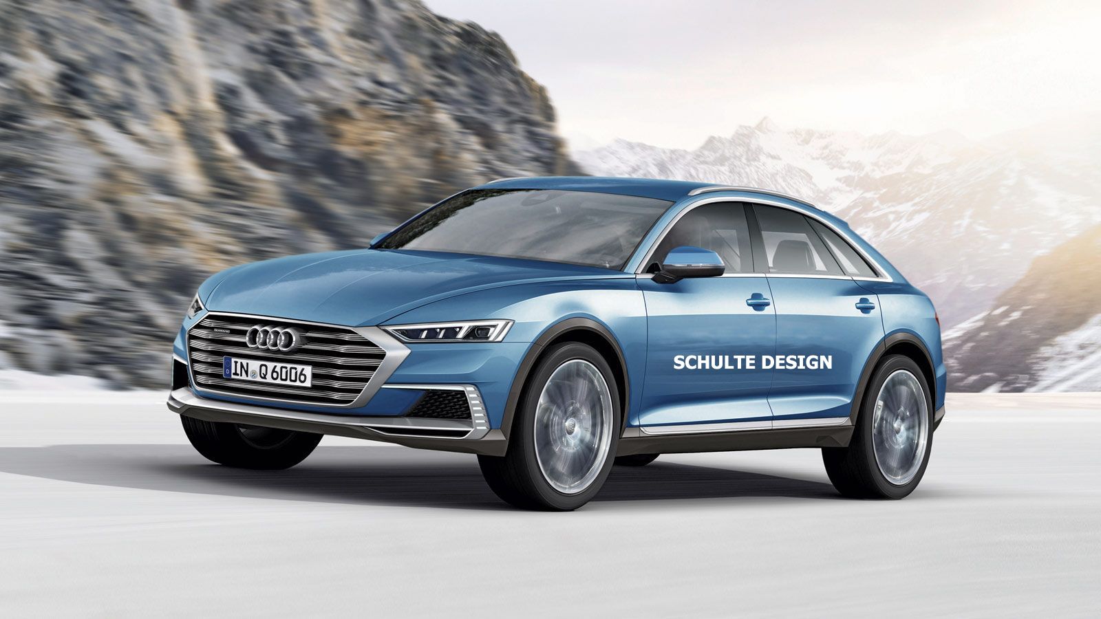 Το ηλεκτρικό Audi Q6 e-tron (ηλεκτρονικά επεξεργασμένη εικόνα) θα ξεκινήσει να κατασκευάζεται από το 2018 στο εργοστάσιο της Audi στο Βέλγιο.