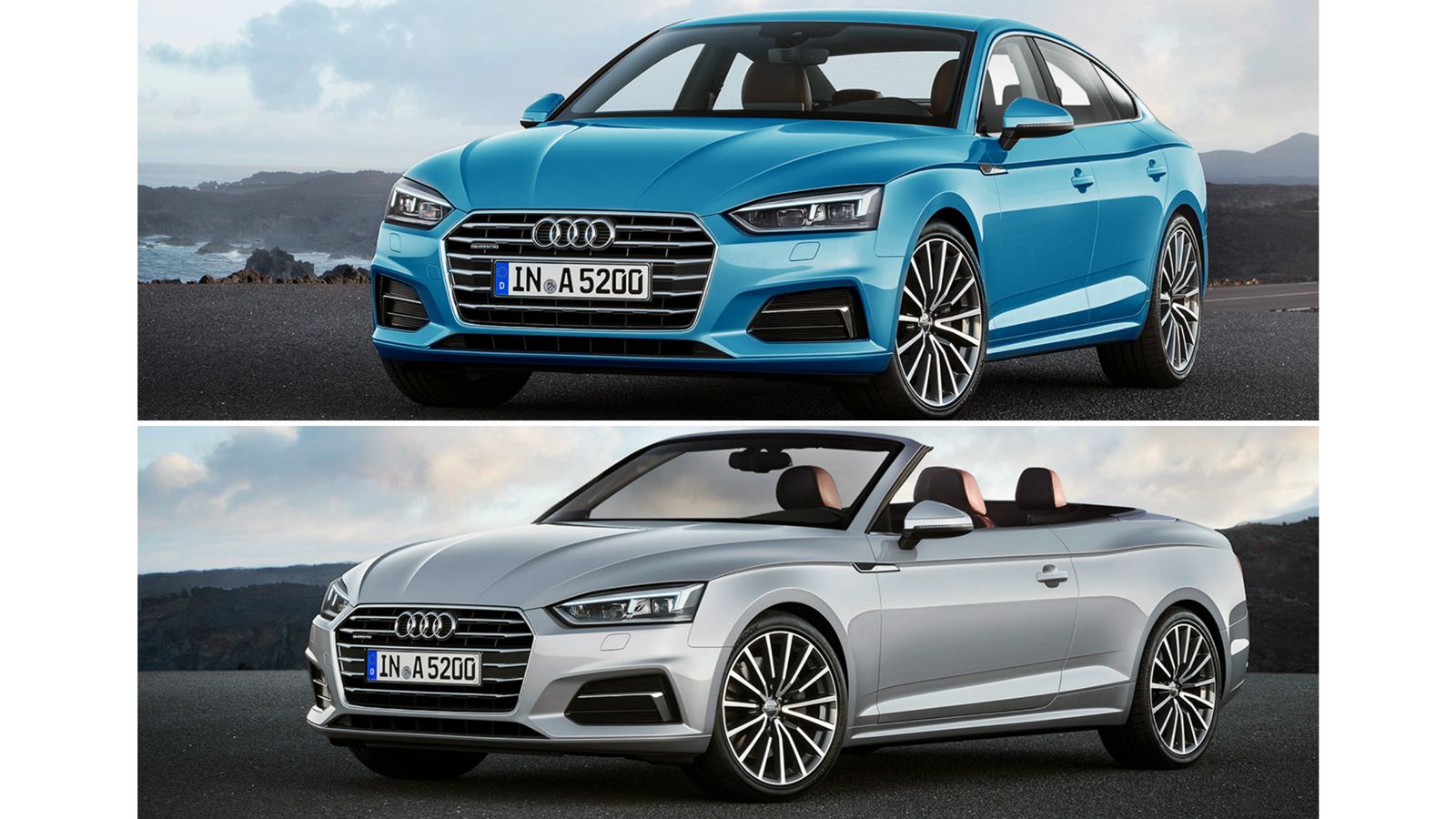 Λίγες ημέρες μετά την παρουσίαση των νέων Audi Α5 / S5 Coupe, οι σχεδιαστές της X-Tomi ετοίμασαν και τις άλλες δύο εκδόσεις αμαξώματος, που συνθέτουν 