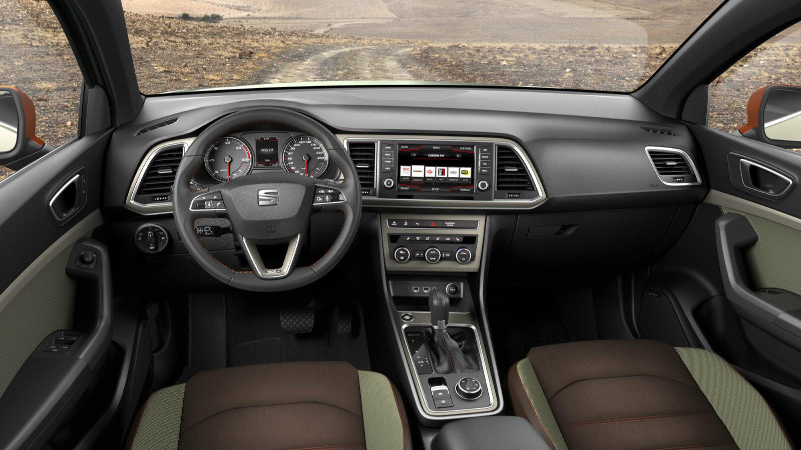 Οι άνθρωποι της SEAT εφοδίασαν το Ateca X-Perience με τις τελευταίες τεχνολογίες εξοπλισμού και άνεσης της μάρκας.