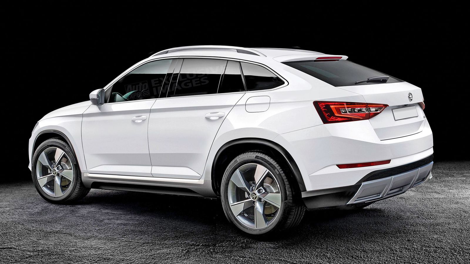 Όπως βλέπουμε και στις «κατασκοπευτικές» εικόνες, το Kodiaq Coupe θα φέρει μπροστά σαφείς επιρροές από το Superb, ενώ θα φέρει κεκλιμένη οροφή και κοφ