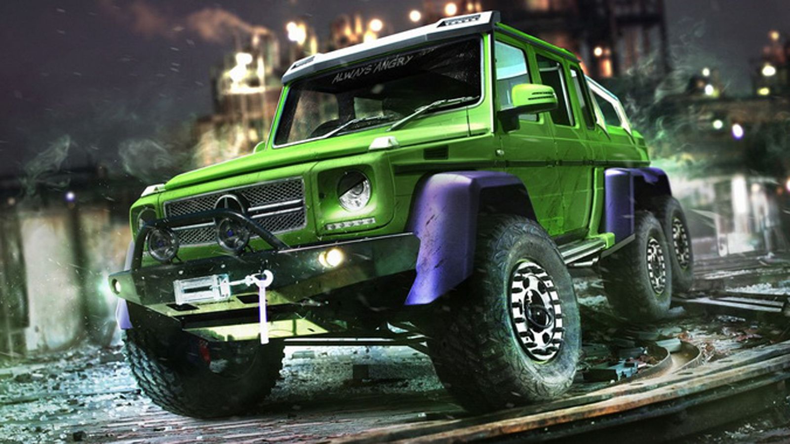 Ο νευρικός Hulk, δεν θα διάλεγε κάτι λιγότερο αγριεμένο από ένα 6Χ6 Mercedes-Benz G63 AMG με αντίστοιχο εξοπλισμό και τροποποιήσεις.