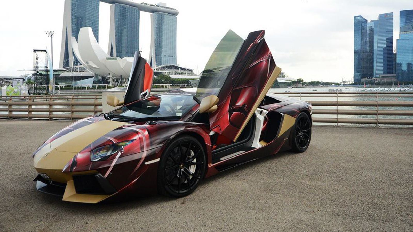 Η Lamborghini Aventador του Iron Man.