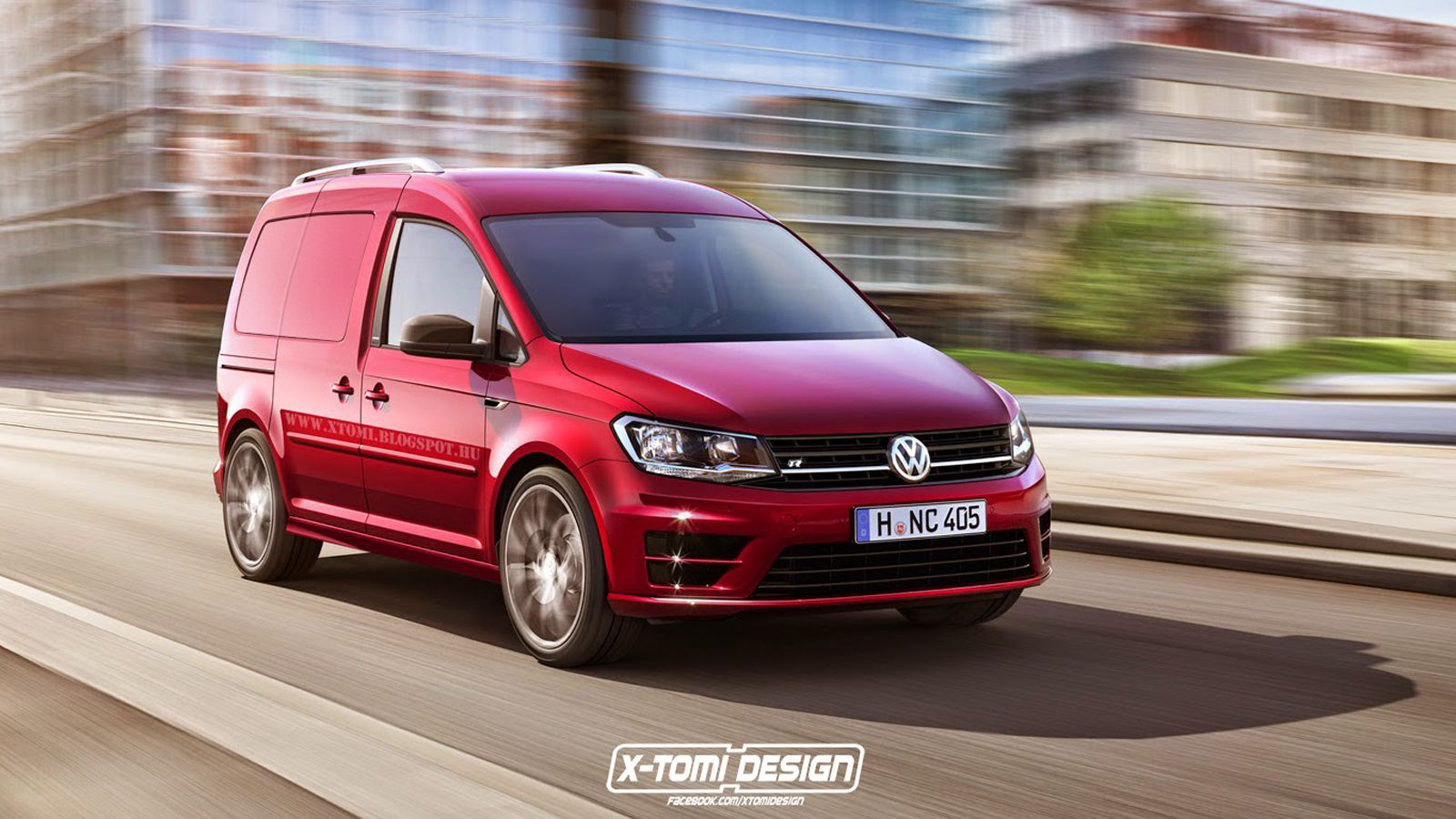 Όσο πάνε κι ανεβαίνουν τα επαγγελματικά της VW. Και R-line το Caddy Van παρακαλώ...