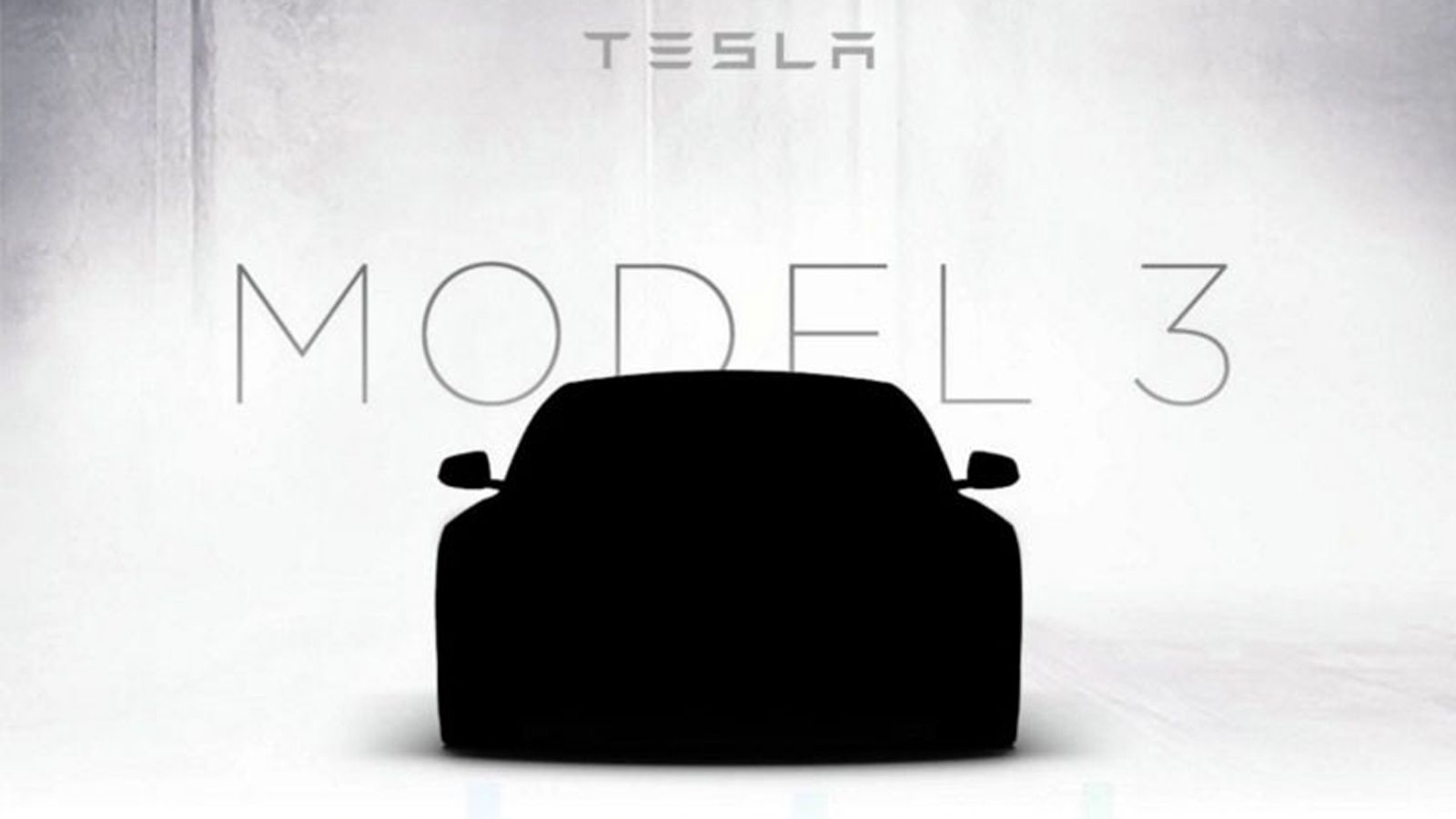 Η Tesla Motors δίνει σήμερα στη δημοσιότητα την πρώτη προωθητική εικόνα του Model 3, το οποίο θα αποκαλυφθεί επισήμως στην έκθεση της Ν. Υόρκης στις 3