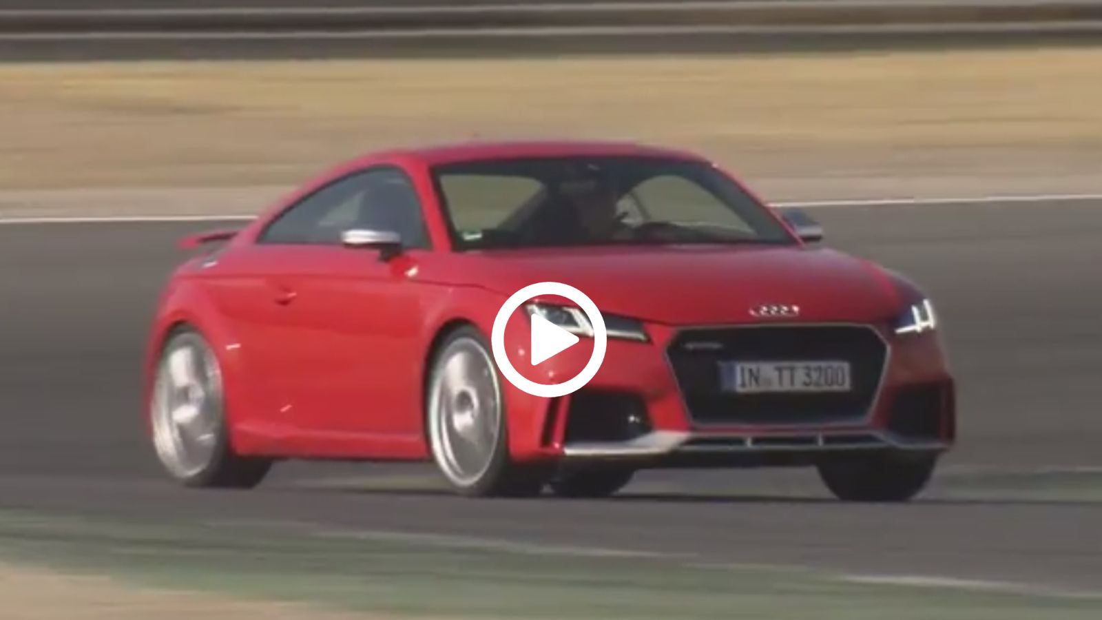 Audi TT RS στην πίστα
