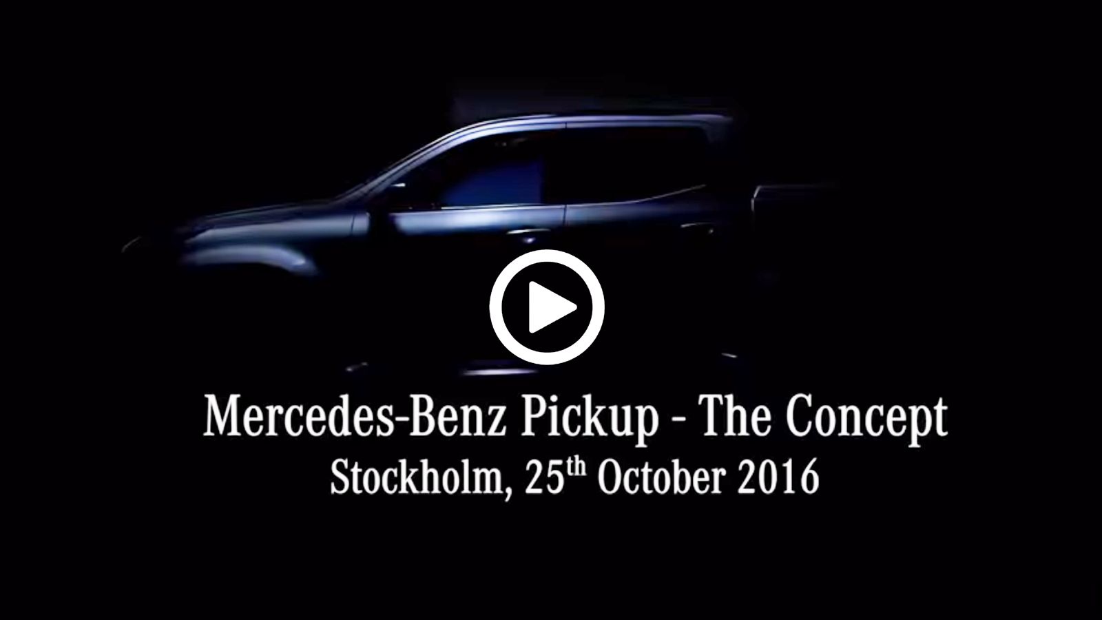 VIDEO: Mercedes Pick-Up