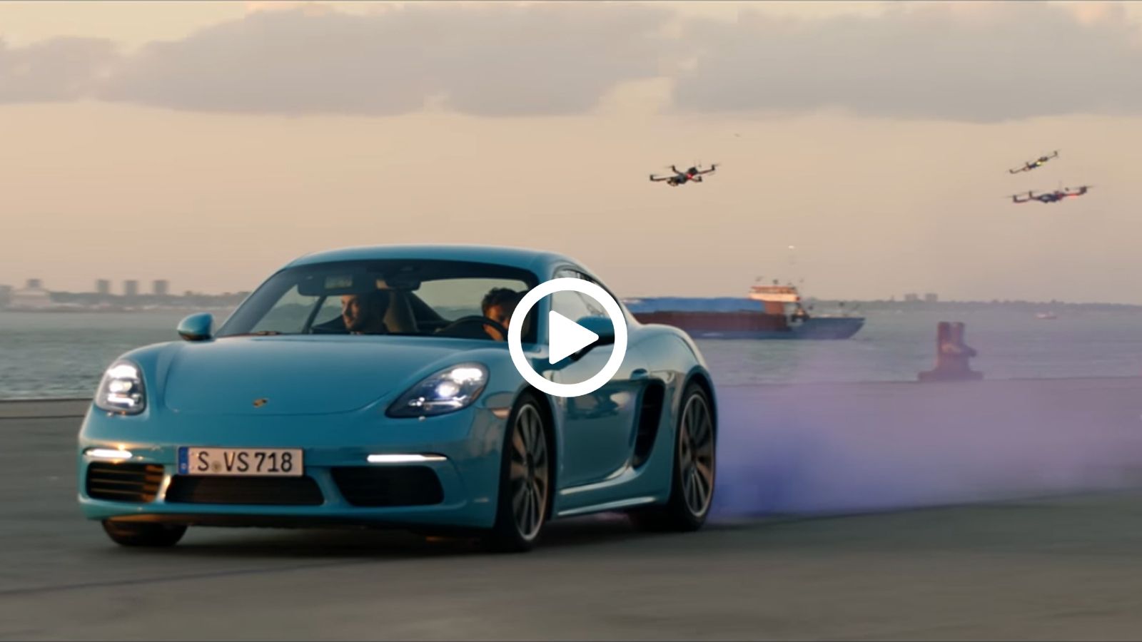 718 Cayman vs. drones