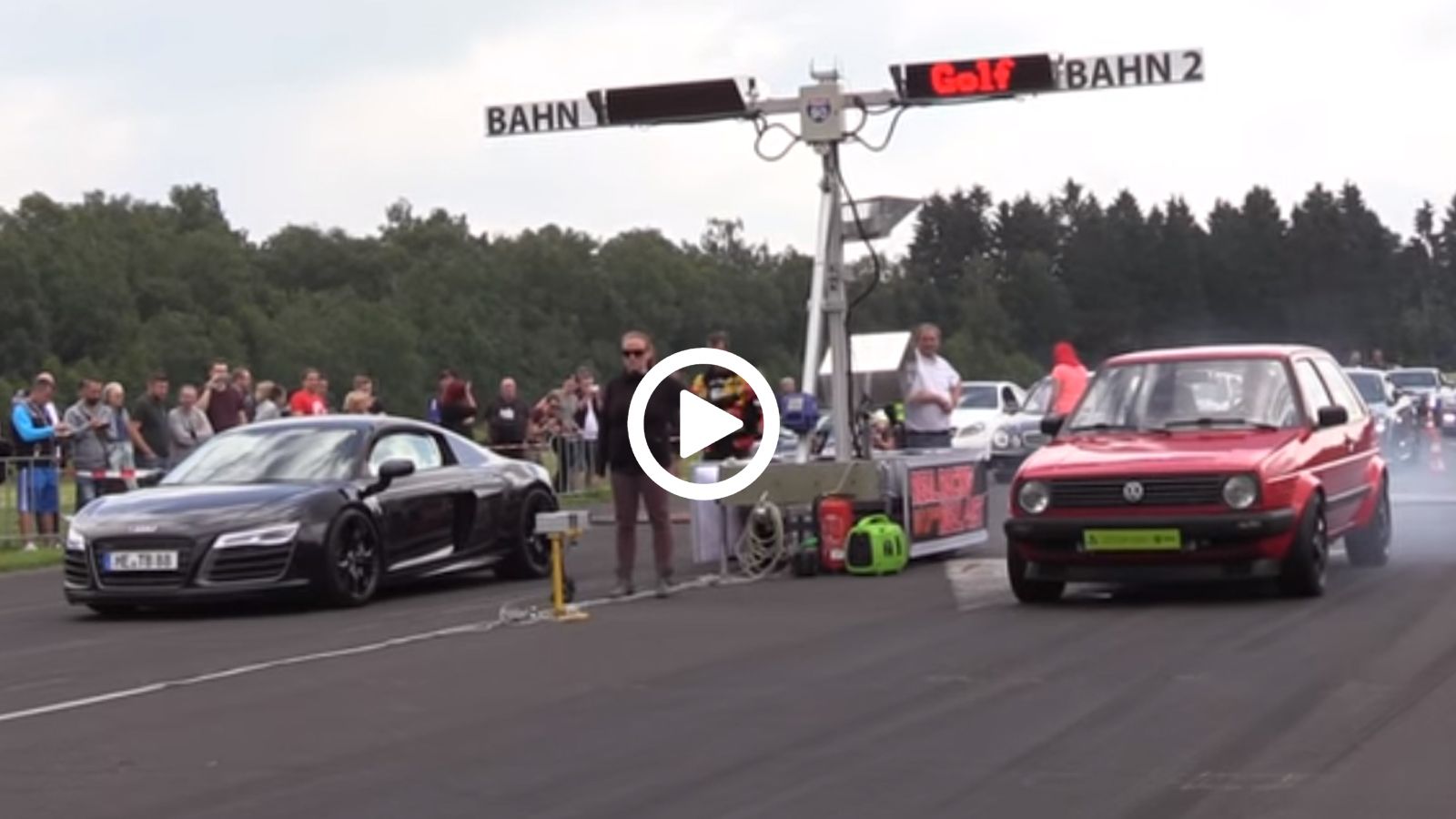 VW Golf Mk II Vs. Audi R8