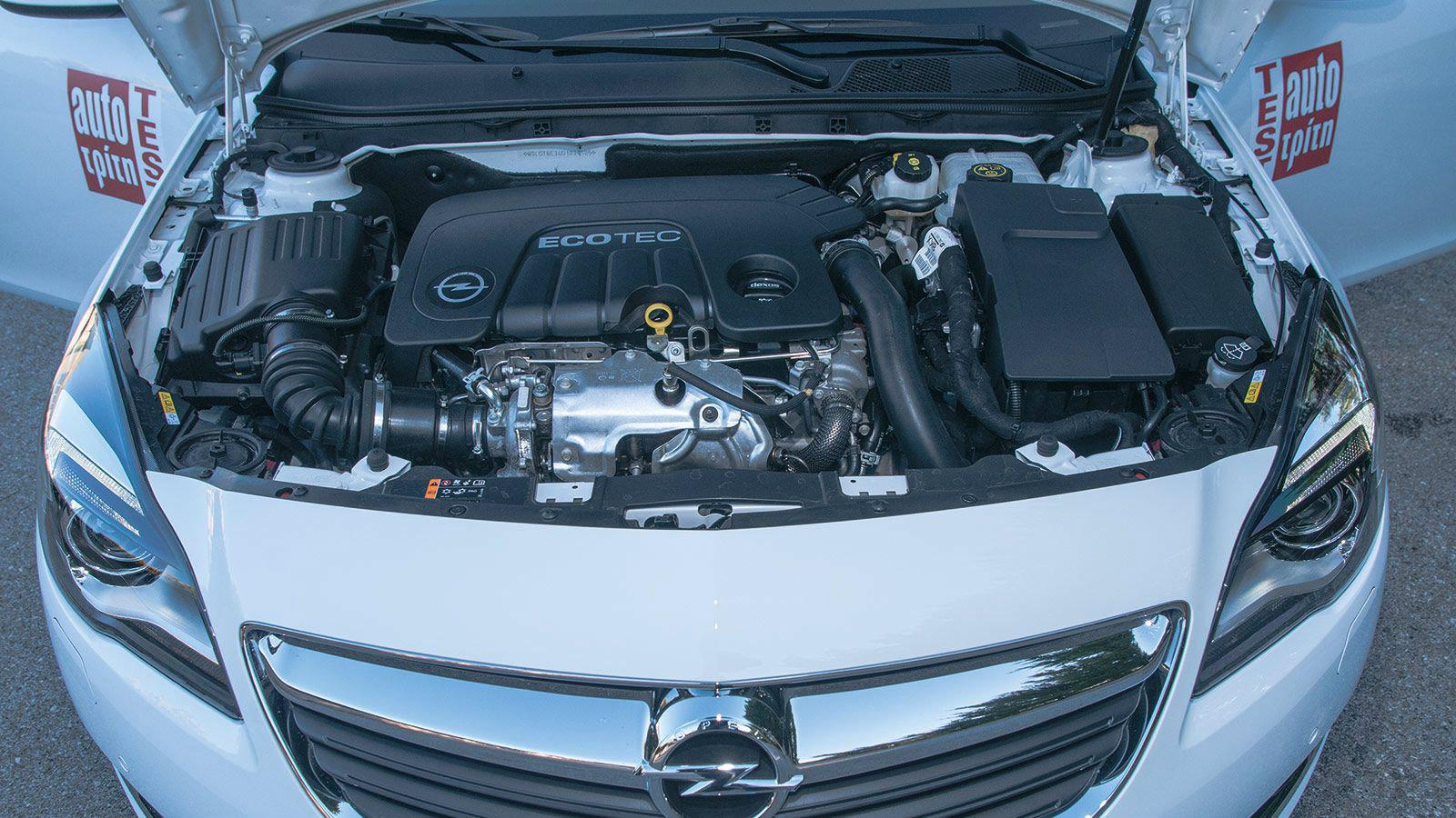 Ο ισχυρός 1.600άρης diesel προσδίδει στο Insignia τα γρηγορότερα νούμερα της κατηγορίας, διατηρώντας παράλληλα σε λογικά επίπεδα τις απαιτήσεις του σε