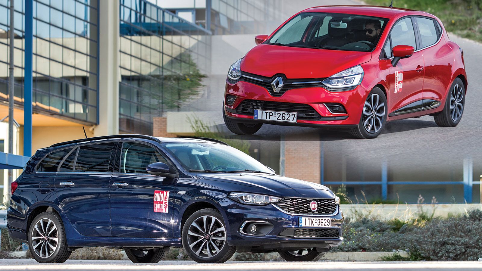Διαβάστε τις αναλυτικές πρώτες δοκιμές των Renault Clio και Fiat Tipo Station Wagon στο τεύχος του περιοδικού AutoΤρίτη που κυκλοφορεί την ερχόμενη Τρ