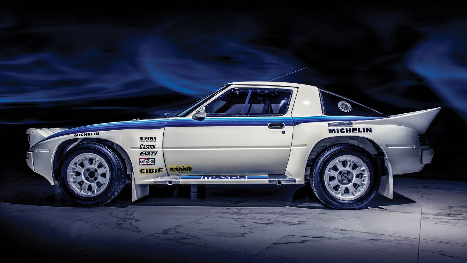 Το μοναδικό αγωνιστικό RX-7 του Group B δεν εχει οδηγηθεί ποτέ.