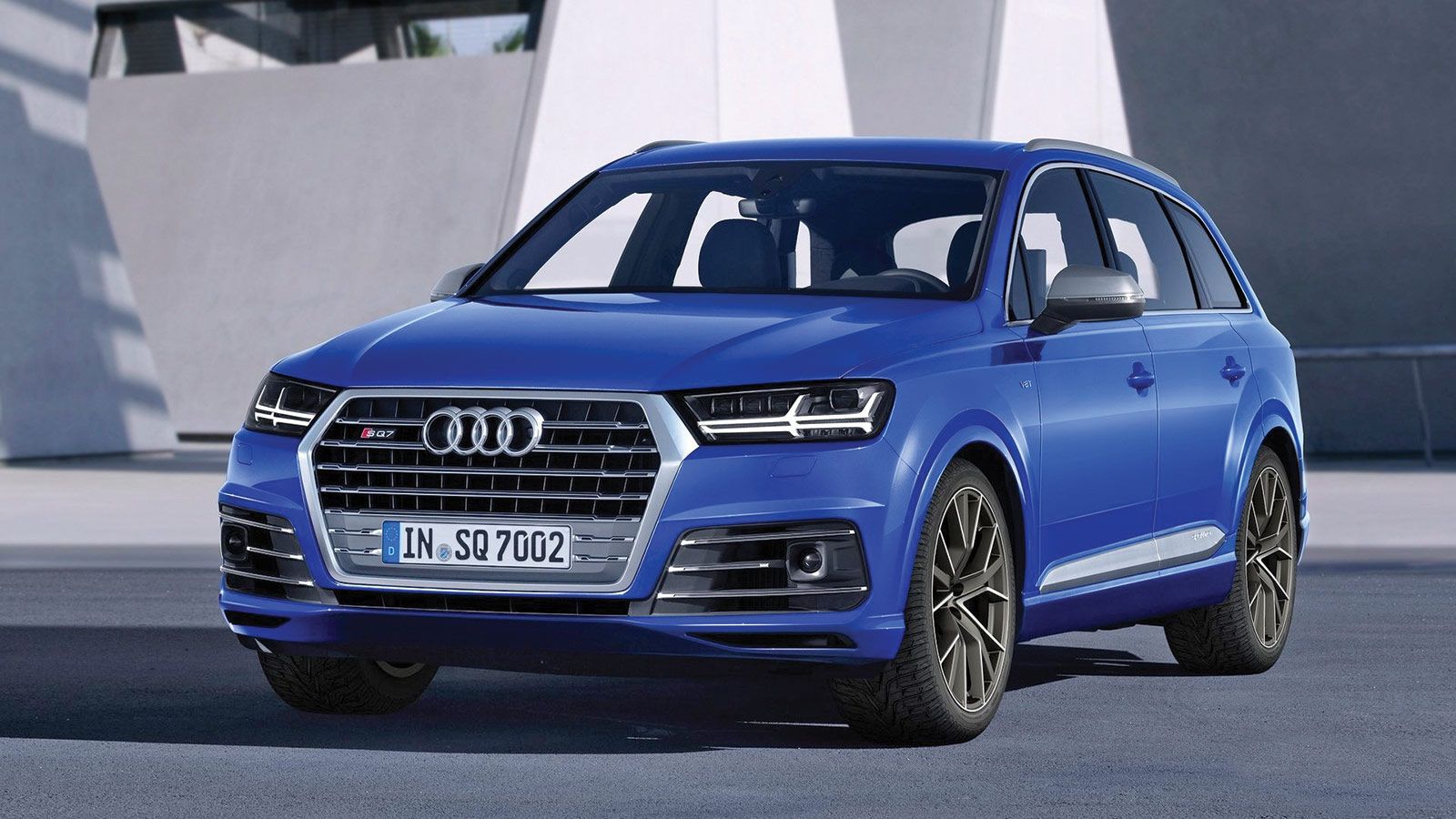 Το Audi SQ7 διαθέτει 48V, ηλεκτρομηχανικά 
ελεγχόμενες αντιστρεπτικές ράβδους και ηλεκτρικό συμπιεστή.