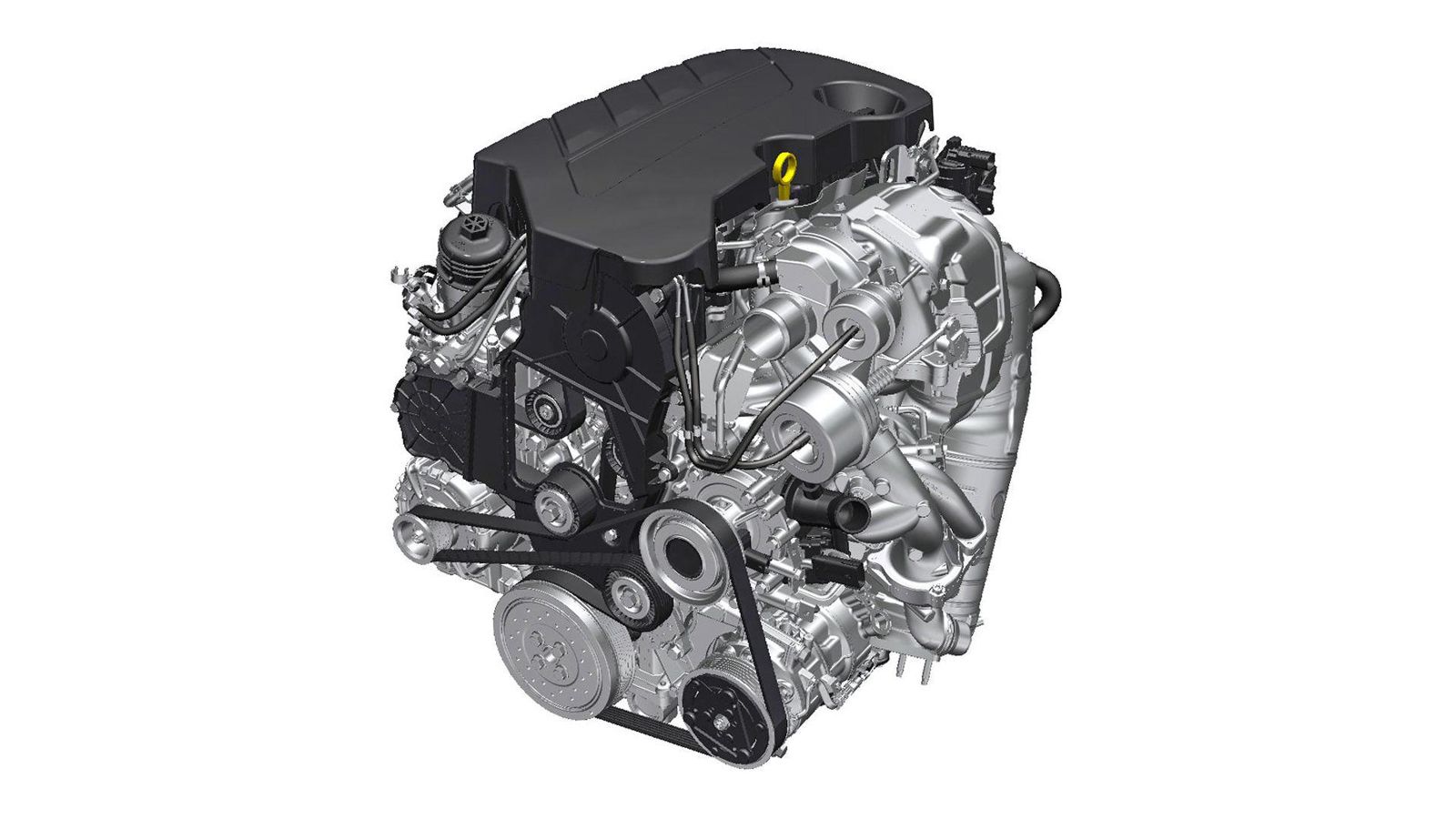 Χάρη στη διαδοχική υπερτροφοδότηση δύο σταδίων, η ροπή ανέρχεται σε 480 Nm, διαθέσιμα μόλις από τις 1.500 σ.α.λ. Ο 4κύλινδρος κινητήρας συνδυάζεται απ