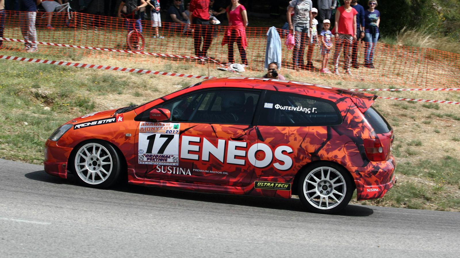 Νικητής Κλάσης Ν3: Γιάννης Φωτεινέλης (Honda Civic Type-R)