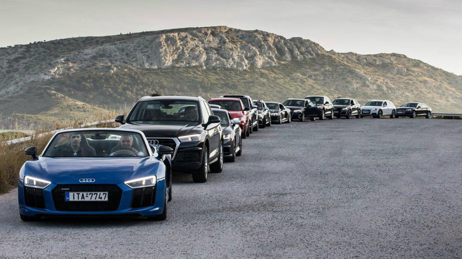Στιγμιότυπα από το Audi Experience Event.