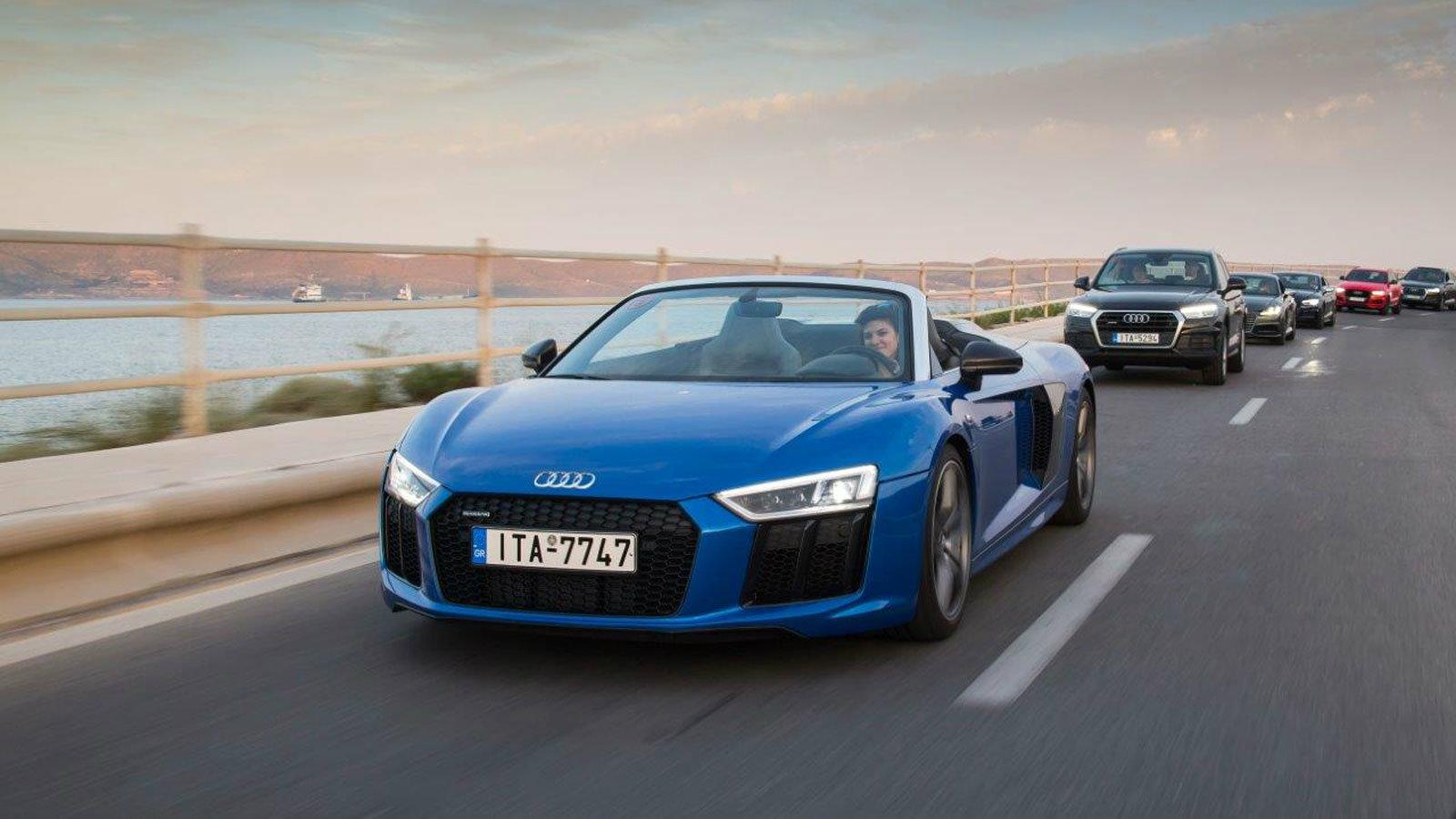 Στιγμιότυπα από το Audi Experience Event.