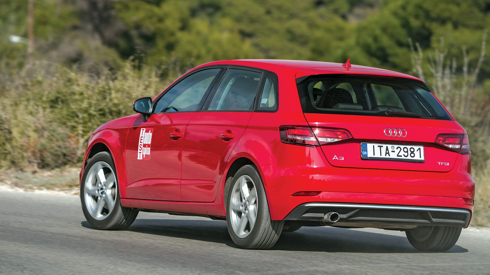 Εξαιρετική οδική συμπεριφορά για το A3 Sportback, που συνδυάζει ιδανικά την άνεση με τα τονισμένα οδικά χαρακτηριστικά.