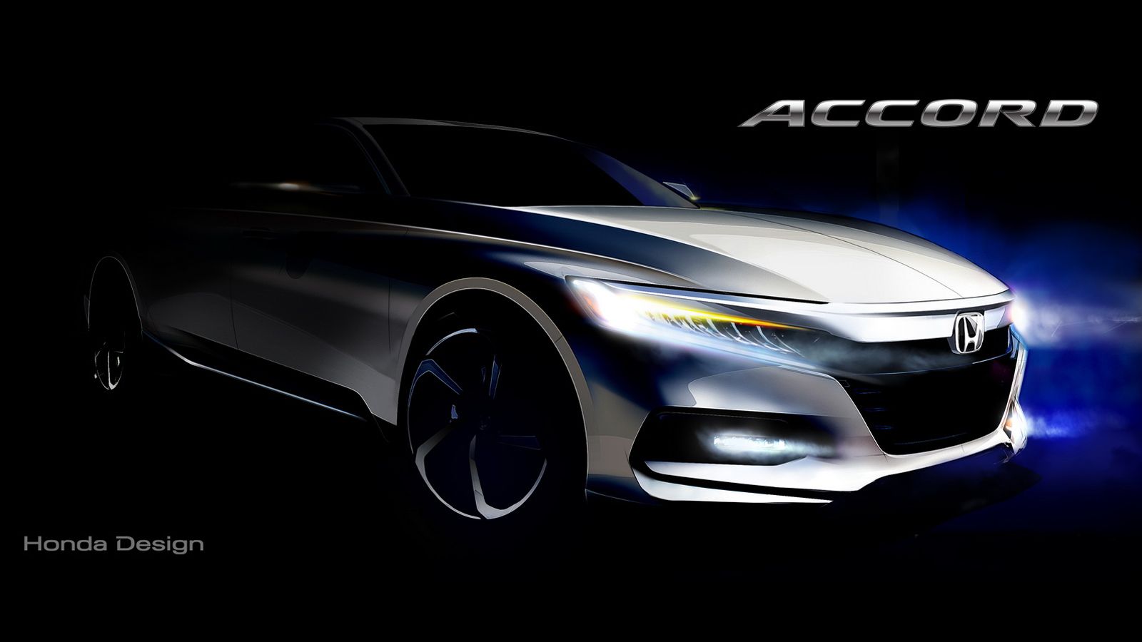 Η Honda δίνει στη δημοσιότητα μια πρώτη προωθητική εικόνα, στην οποία αποκαλύπτεται η εμπρόσθια όψη του νέου Accord, το οποίο θα παρουσιαστεί επισήμως