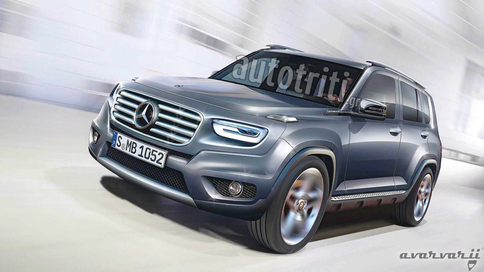 Δείτε τις αποκλειστικές ψηφιακά επεξεργασμένες εικόνες και πληροφορίες για τη νέα Mercedes GLB.