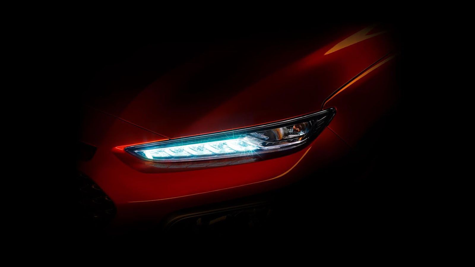 Η teaser εικόνα δεν αποκαλύπτει πολλά, αλλά η Hyundai λέει ότι το μοντέλο θα έχει μια καμπυλωτή μάσκα που πλαισιώνεται δίπλα από 4 ξεχωριστές μονάδες 