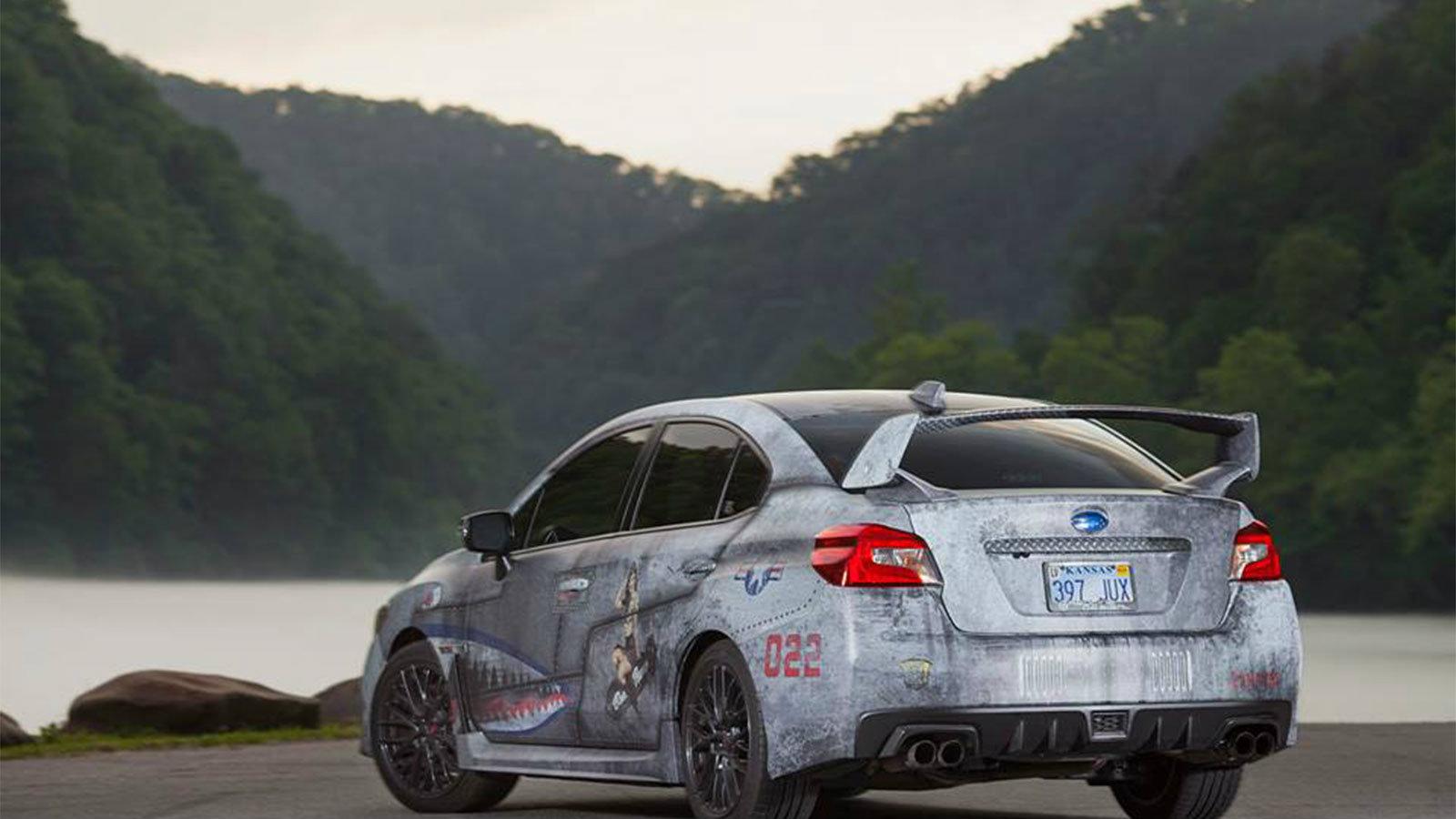 Ο Kepple έφερε πάνω στο αμάξωμα του WRX την μορφή ενός καρχαρία.