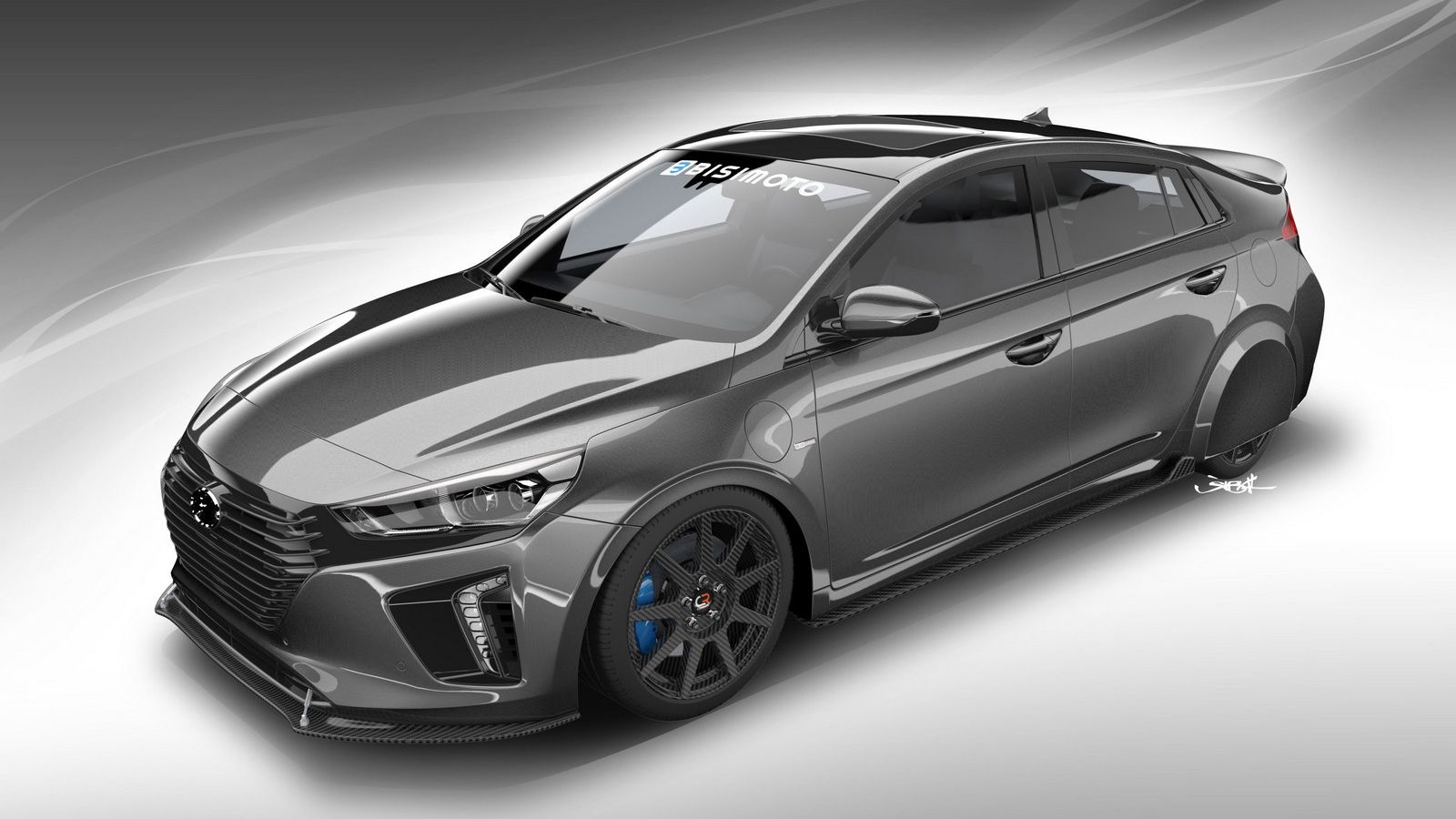 H Hyundai σε συνεργασία με την Bisimoto Engineering, φτιάχνει το HyperEconiq Ioniq, το οποίο θα κάνε ντεμπούτο αργότερα αυτό το μήνα, στην έκθεση SEMA