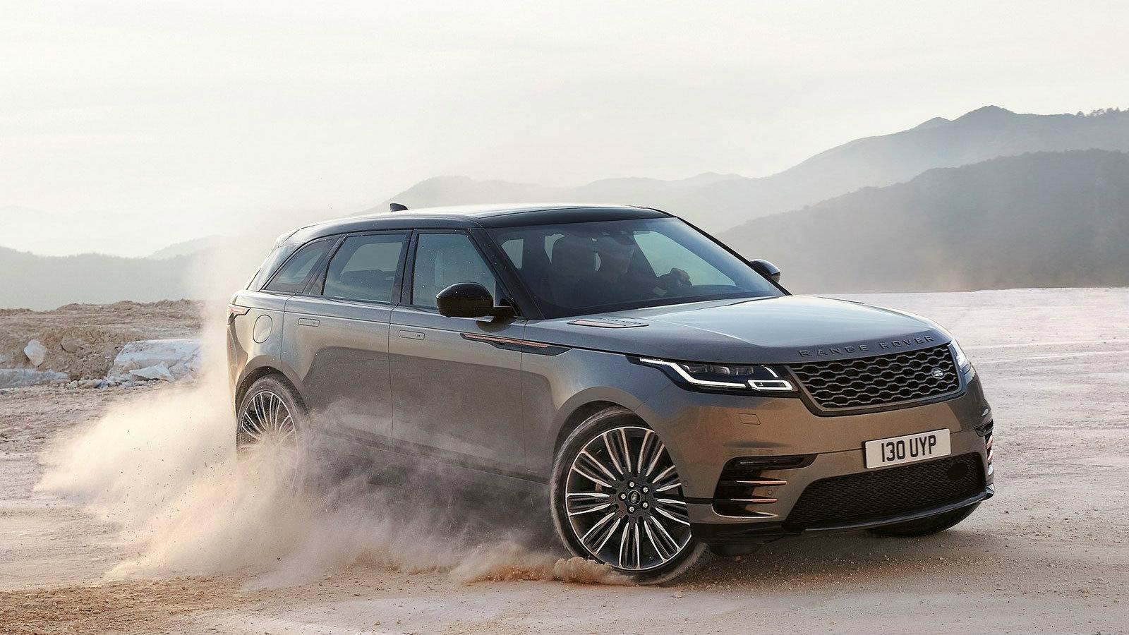 Στη φωτογραφία βλέπουμε το Range Rover Velar, από το οποίο ο σχεδιασμός του Road Rover λέγεται πως θα δανειστεί στοιχεία. 