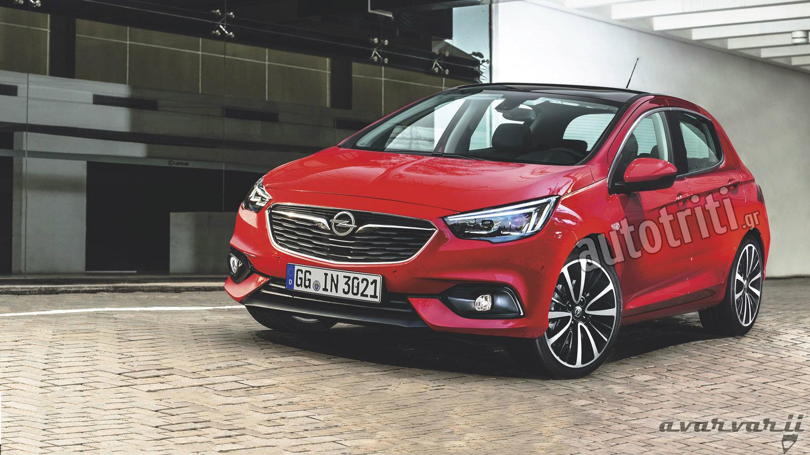 Η νέα έκτη γενιά του Opel Corsa θα λάβει πλήθος σχεδιαστικών επιρροών από τα Crossland X και Astra, όπως φαίνεται και στις αποκλειστικές ψηφιακά επεξε
