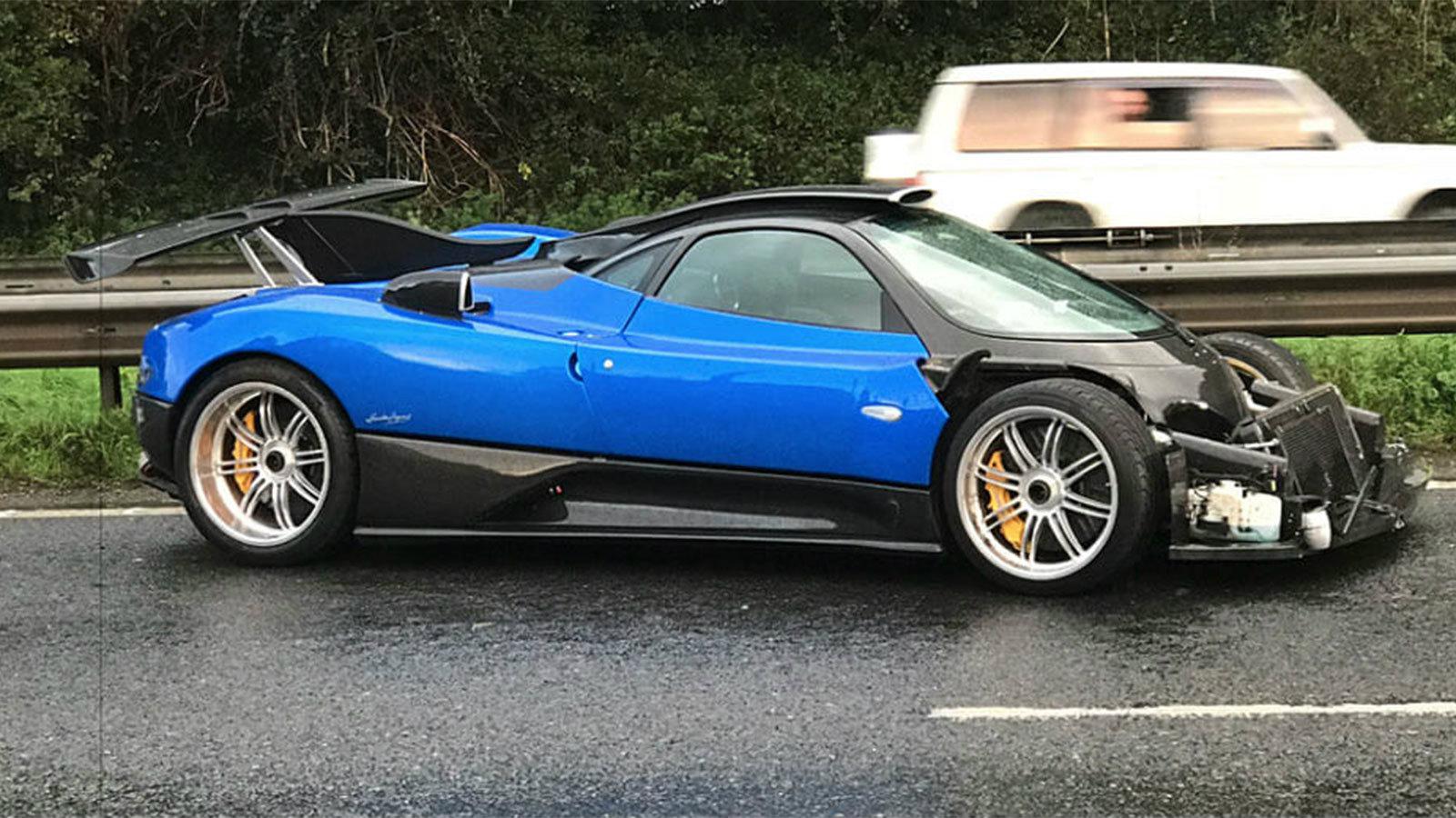 Μία Pagani Zonda PS 760 έπεσε «θύμα» ατυχήματος στον αυτοκινητόδρομο A27 στο Ηνωμένο Βασίλειο.