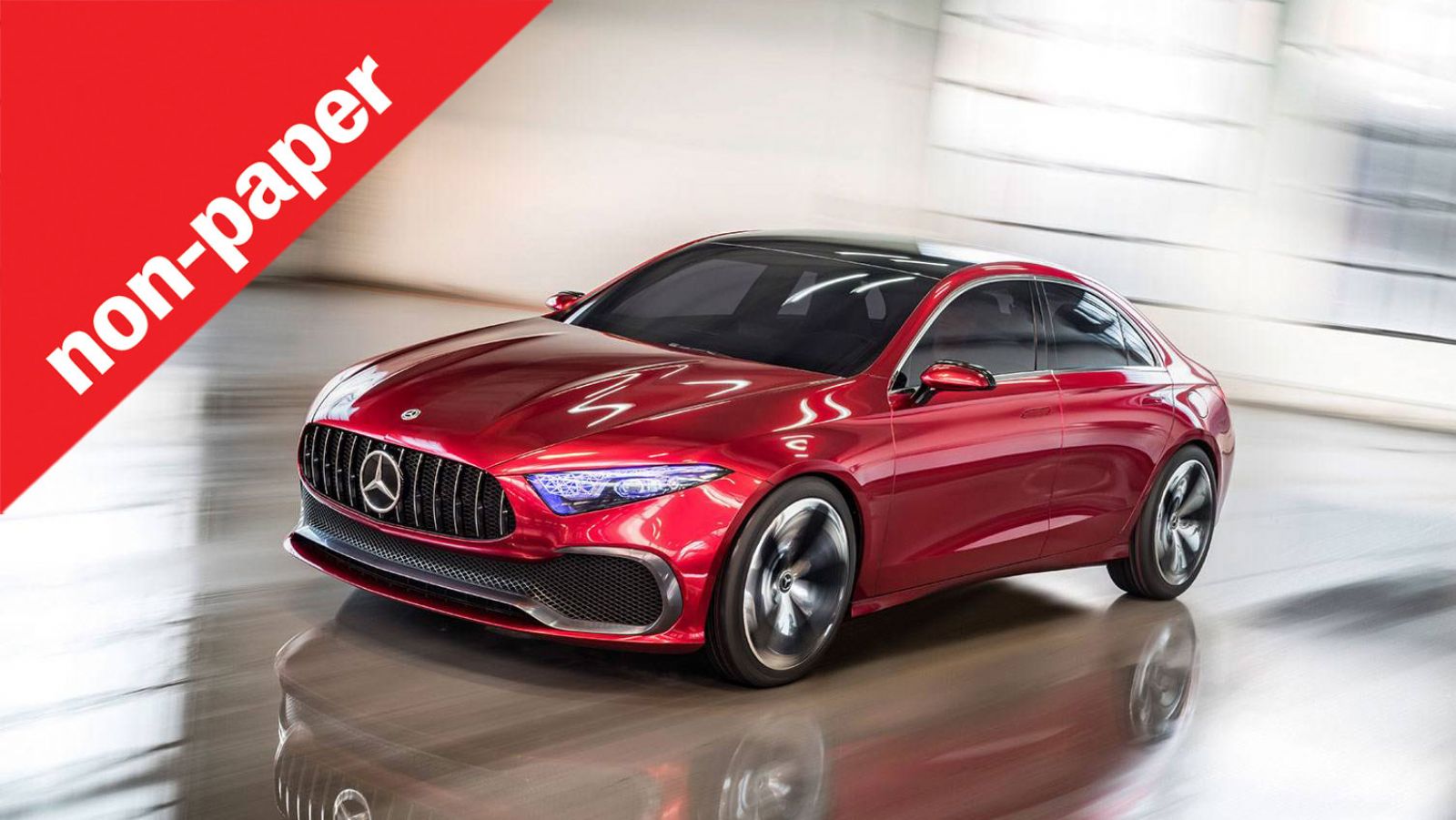 Είδατε την πρότυπο της A-Class στην έκθεση της Σανγκάης φέτος; Μία κατακόκκινη μικρή μπερλίνα που παίρνει τη σχεδίαση του κορυφαίου GT και την βάζει σ