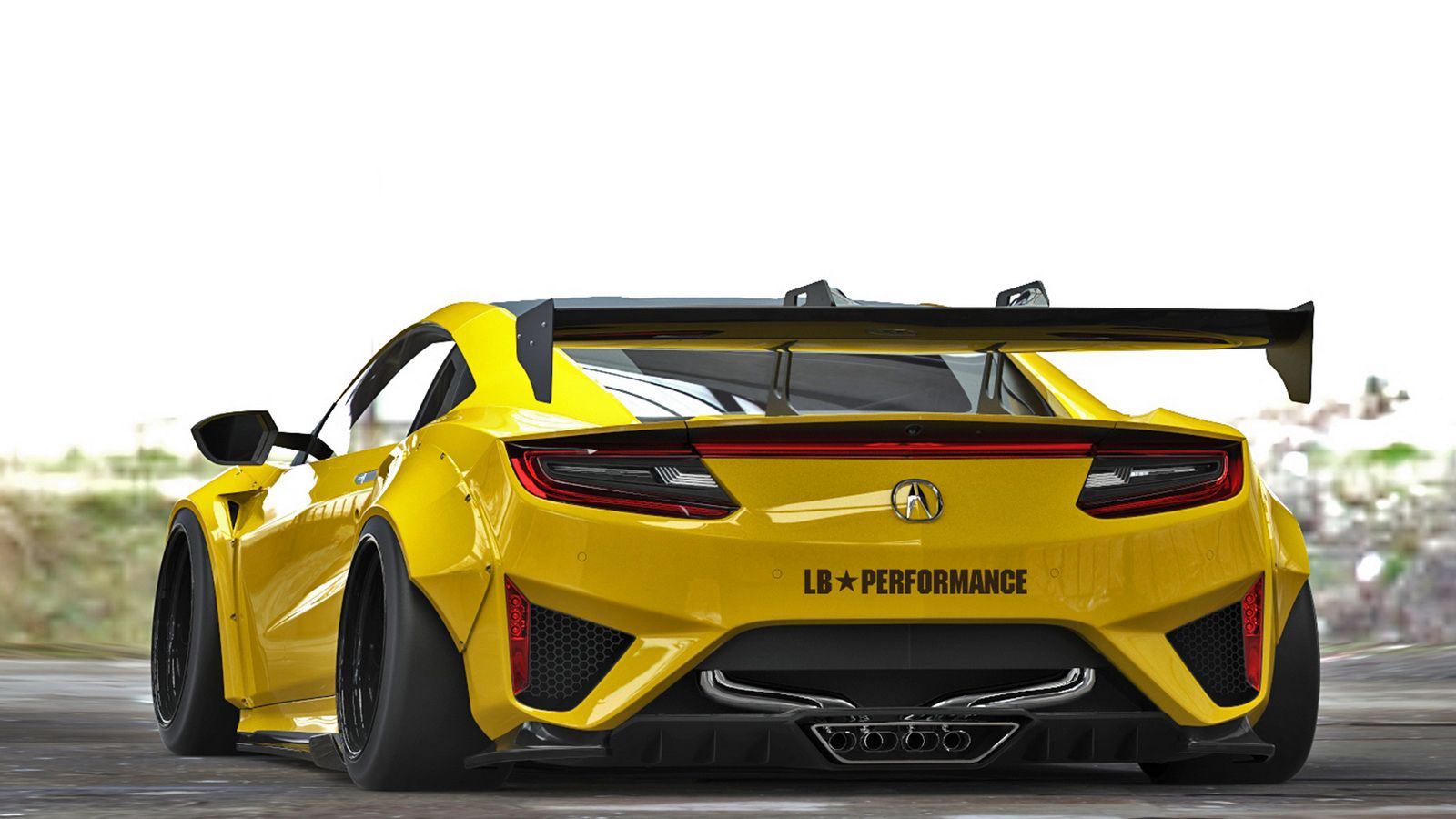 Κοιτώντας ιδιαίτερα το πίσω μέρος, το NSX ξεκαθαρίζει άμεσα τη νέα του ταυτότητα.