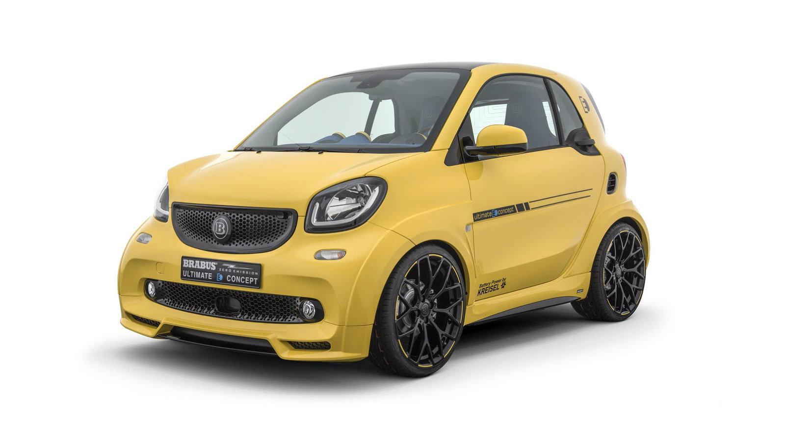 Στην αποκάλυψη του Ultimate E Concept προχώρησε η Brabus στο πλαίσιο της Διεθνής Έκθεσης Αυτοκινήτου της Φρανκφούρτης. 
