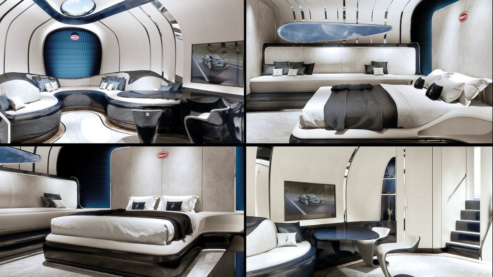 Στο εσωτερικό κυριαρχεί η πολυτέλεια σε τέτοιο βαθμό που έχει χρησιμοποιηθεί μέχρι και μάρμαρο!