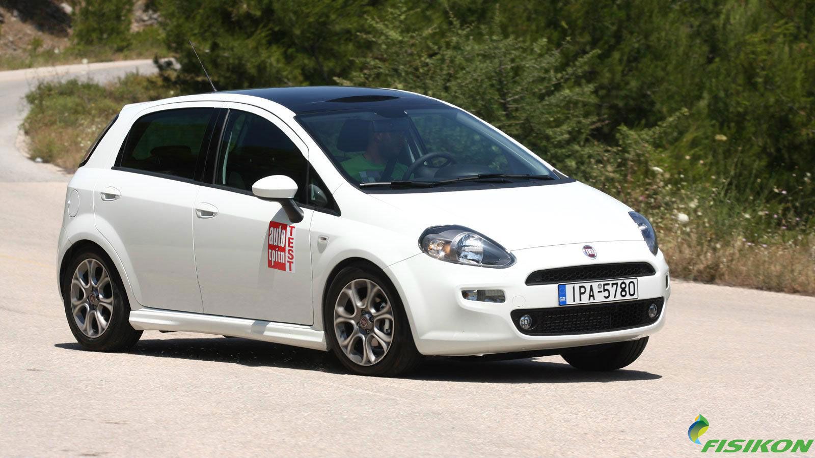 Το αεριοκίνητο Fiat Punto εξοπλίζεται με τον 1.400άρη 8βάλβιδο κινητήρα διπλού καυσίμου.	