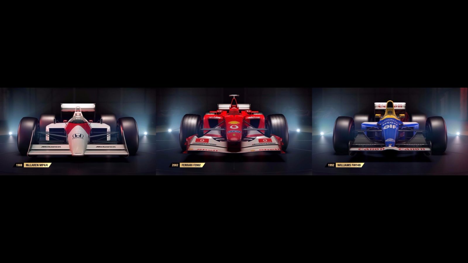 Στο νέο F1 2017 θα υπάρχουν και δώδεκα κλασσικά αυτοκίνητα.