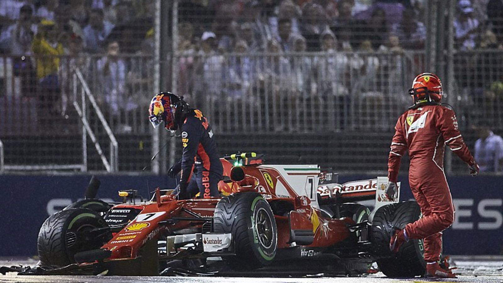 Ο Verstappen κατηγόρησε τον Vettel για το ατύχημα λέγοντας ότι κινήθηκε προς τα αριστερά για να προστατεύσει την θέση του μετά από την αργή του εκκίνη