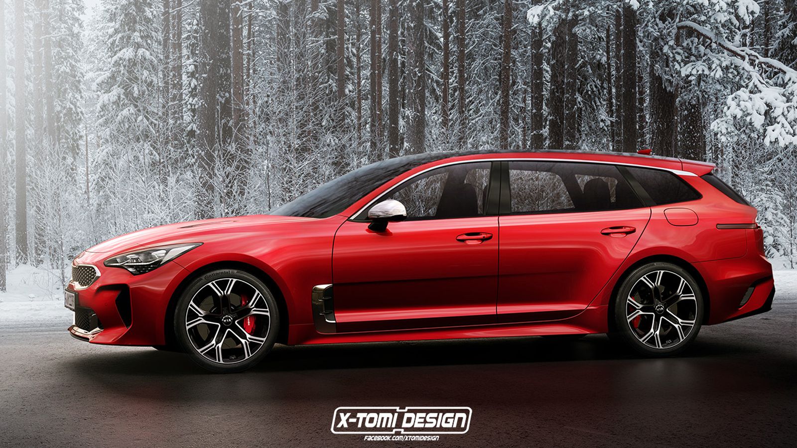 To Kia Stinger Sportswagon από τον X-Tomi Deisgn. Πως σας φαίνεται; 
