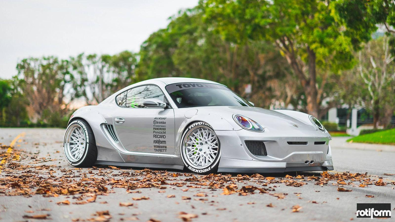 H φανταστική Porsche Cayman της μετατροπής.