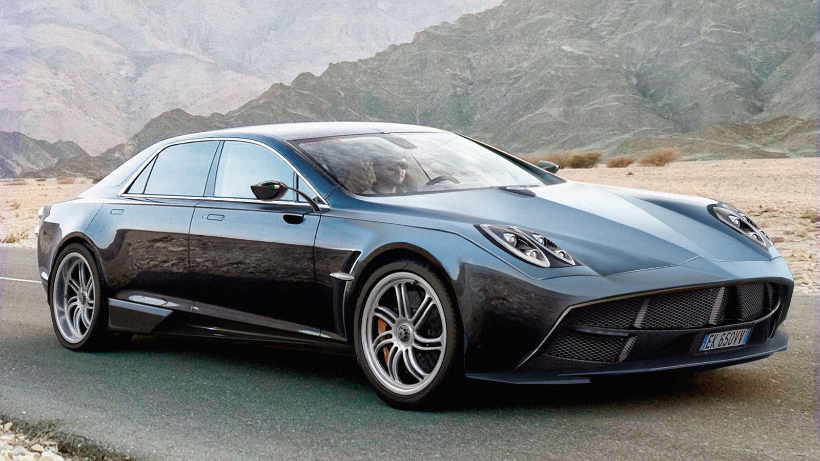 Ο ανεξάρτητος σχεδιαστής Jan Peisert, παίρνοντας την Lagonda Taraf της Aston Martin και προσθέτοντάς της στοιχεία από την Huayra, δημιούργησε ένα 4θέσ