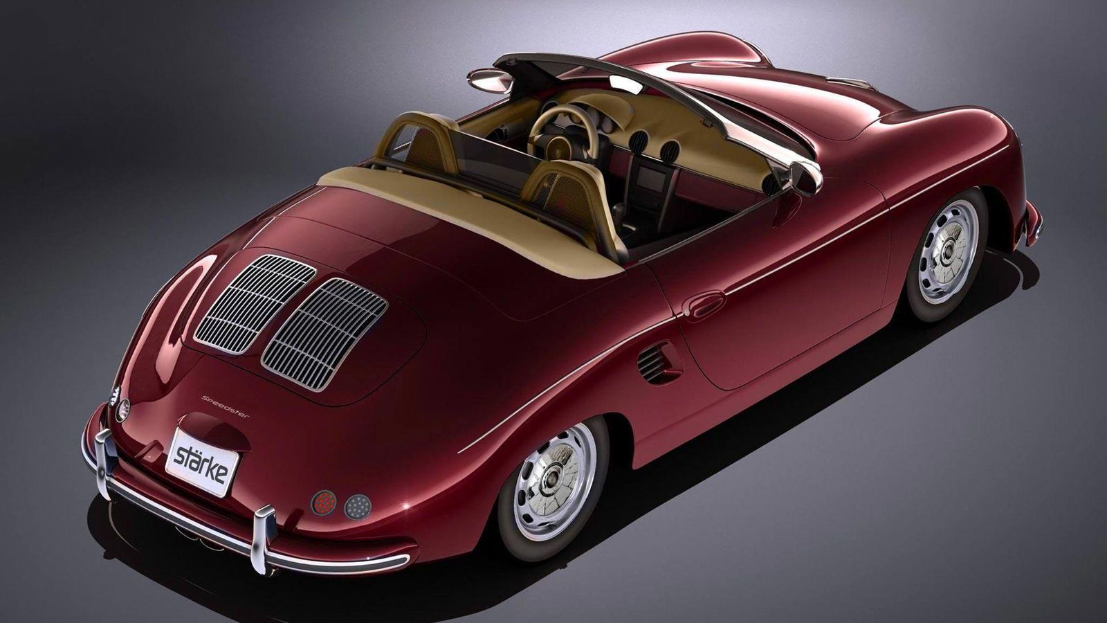 Η εταιρεία Stärke εδρεύει στο Σκότσντεϊλ στην Αριζόνα των Η.Π.Α. και με τη σειρά Revolution Speedster που δημιουργεί, φτιάχνει μια ρέπλικα της Po