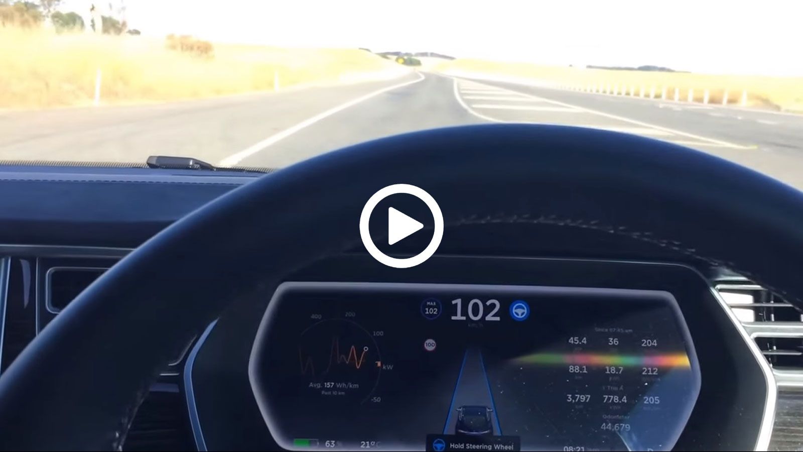 Tesla & ύπνος στο τιμόνι