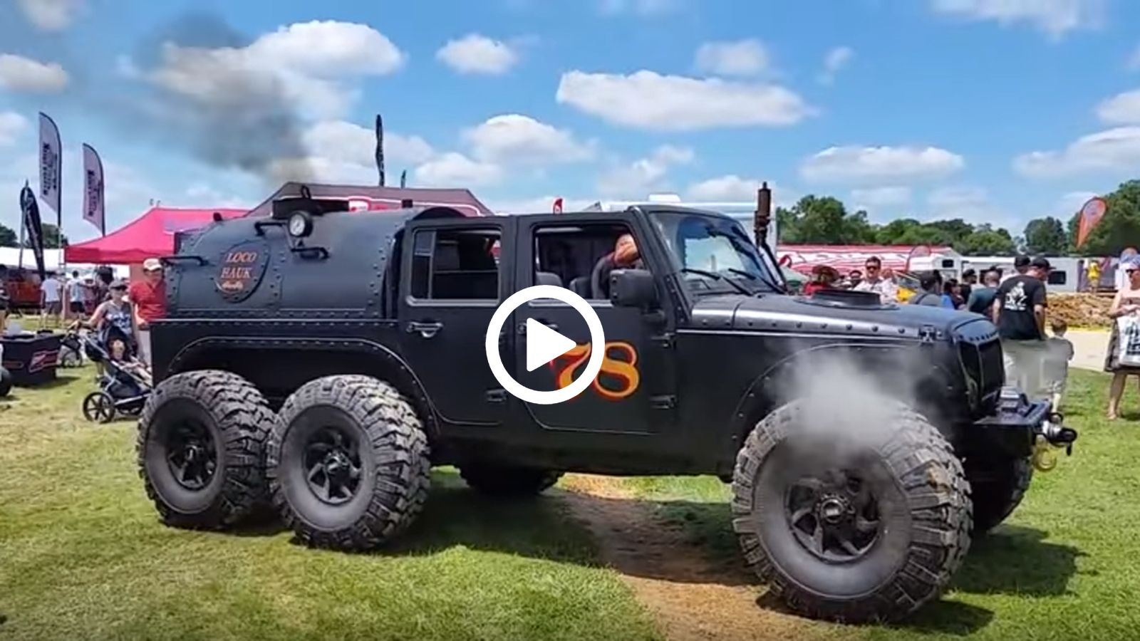 Ατμοκίνητο Wrangler 6x6