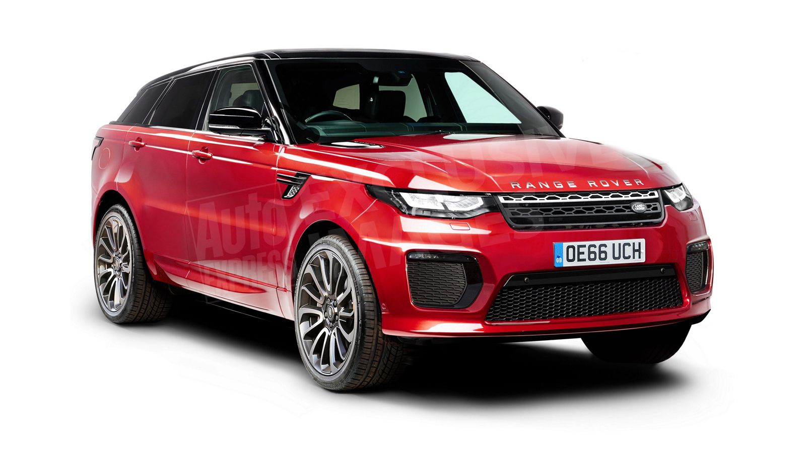 Το μήκος του Range Rover Sport Coupe (ψηφιακά επεξεργασμένη φωτό) περιμένουμε να είναι περίπου 4,7 μέτρα, λίγο μικρότερο δηλαδή από τους άμεσους ανταγ